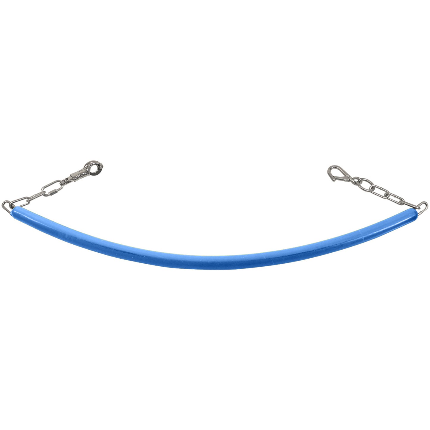 Rubber Stall Chain with Clips Blue