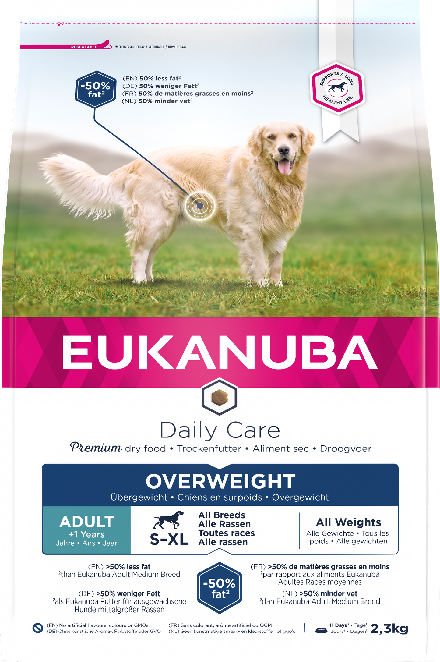 Eukanuba D/Care Overweight 3x2.3kg