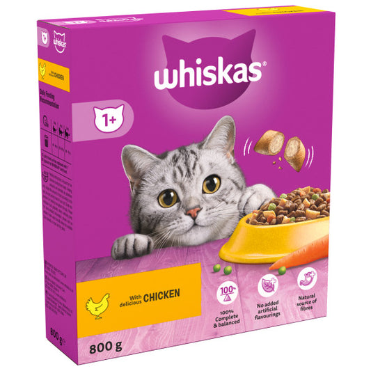 Whiskas Dry 1+ Chicken 5x800g