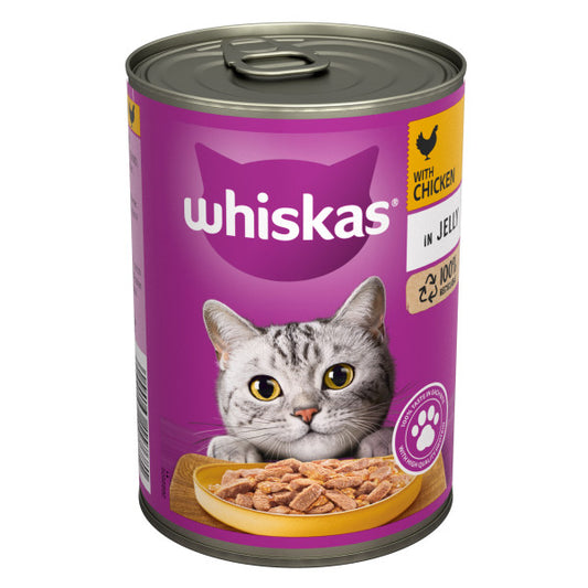 Whiskas Tins 1+ Chicken CIJ 12x400g