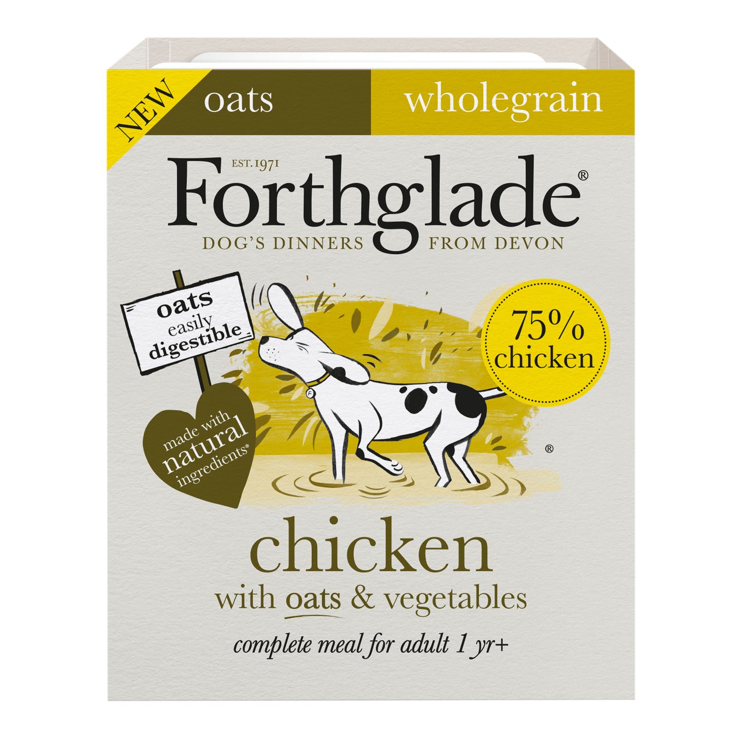 Forthglade Adult Comp WG Chick 18x395g