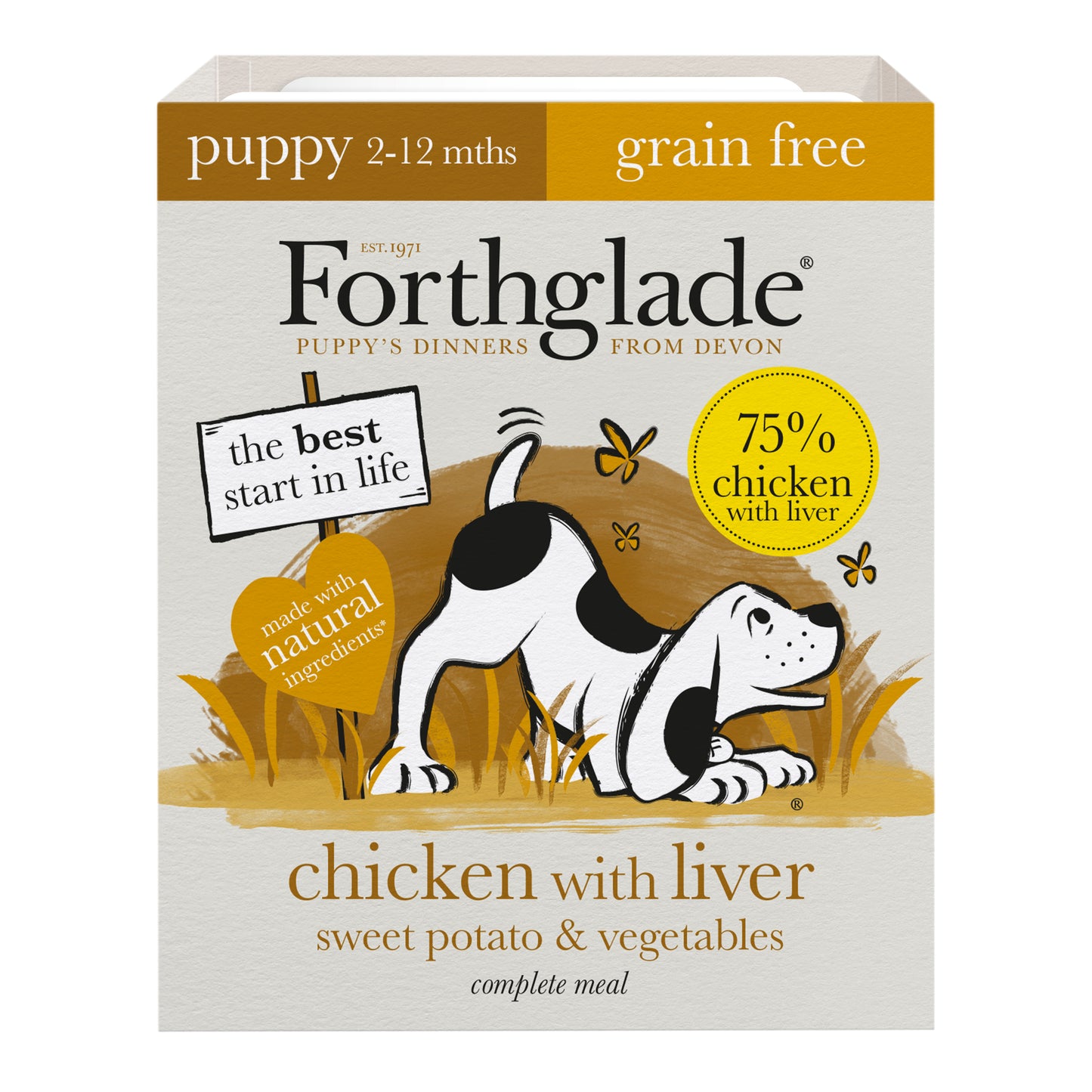 Forthglade Puppy Comp GF Chicken 18x395g