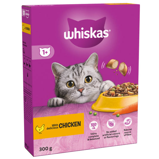 Whiskas Dry 1+ Chicken 6x300g