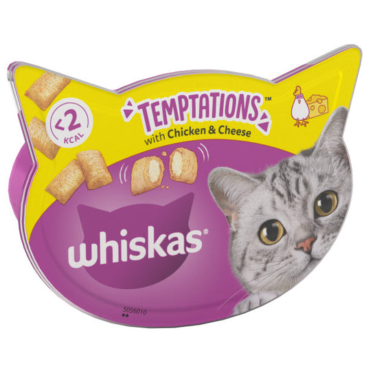 Whiskas Temp Chicken & Cheese 8x60g