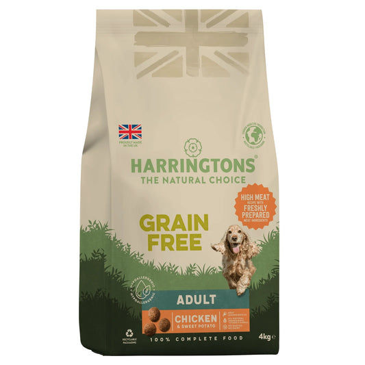 Harringtons Dog Grain Free Chicken 3x4kg