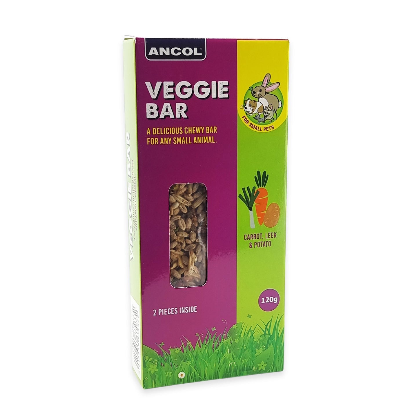 Ancol S Animal Veggie Bar 6x120g