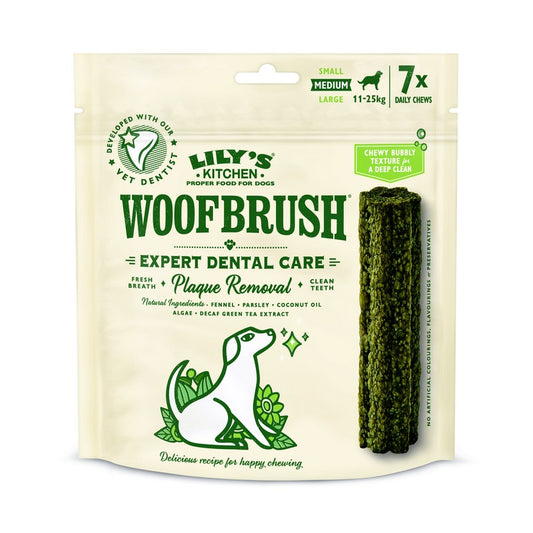 Woofbrush Dental Chew Medium 5x196g