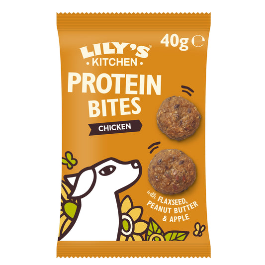 Lilys Kitchen Protein Bites Chick 40gx12