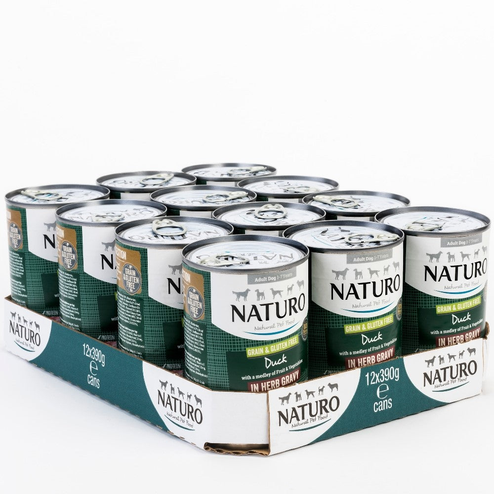 Naturo Adult GGF Duck Gravy Tin 12x390g