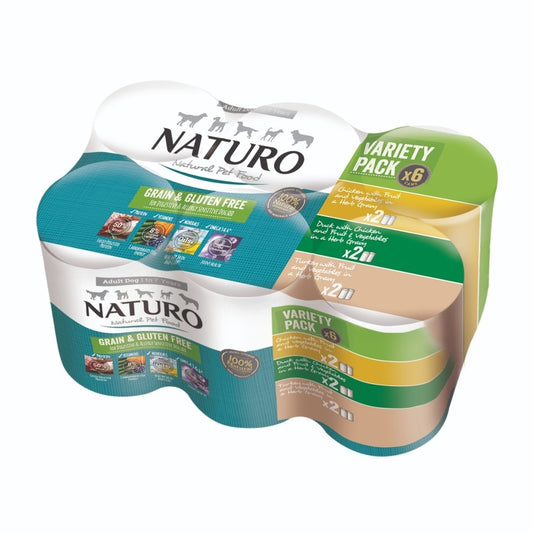 Naturo Adult GGF Mix Grvy Tin 4x6x390g