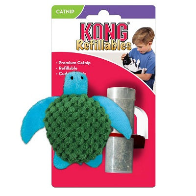 Kong Cat Refillable Catnip Turtle