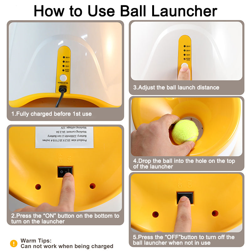 OnlinePetToys™- Ball Launcher Interactive Dog Toy